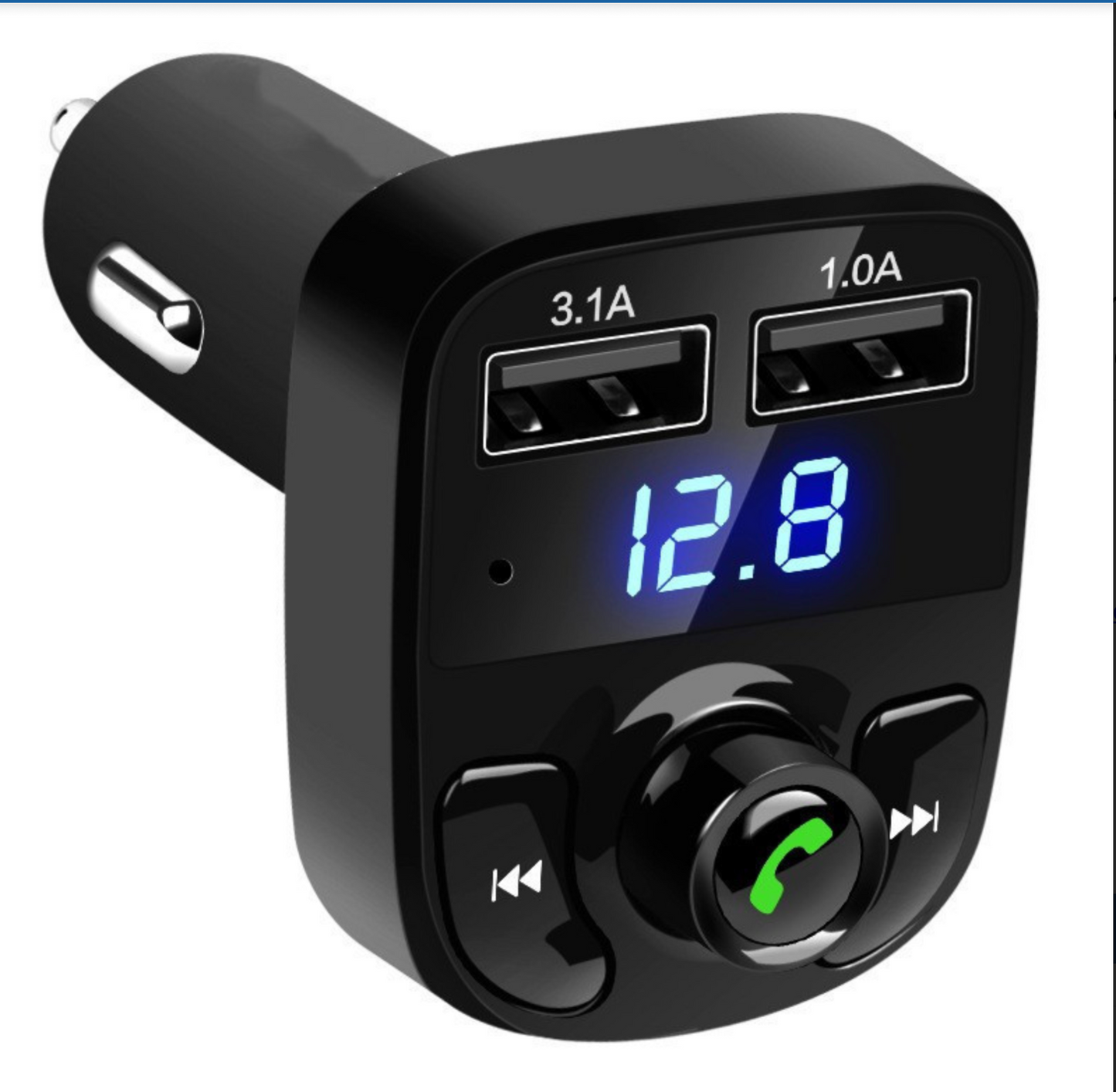 X8 Multifunctional Car MP3 Player | Wireless FM Transmitter & Car MP3 Modulator | Dual USB Fast Charging 3.1A | Car Accessories
