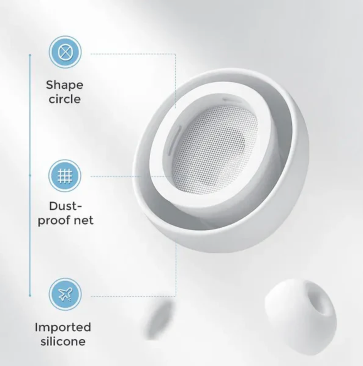 T03s Pro Joyroom TWS Earbuds – Active Noise Cancelling (ANC) | Premium Charging Case | Wireless Bluetooth Earphones | White