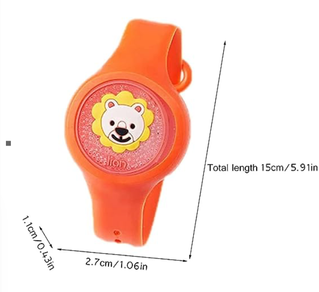 1 Pcs Natural Mosquito Repellent Bracelet for Kids | Adjustable Insect & Bug Repellent Bands for Outdoor Protection