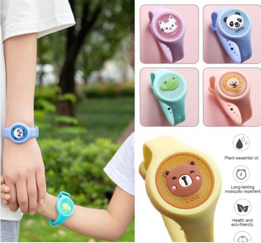 1 Pcs Natural Mosquito Repellent Bracelet for Kids | Adjustable Insect & Bug Repellent Bands for Outdoor Protection