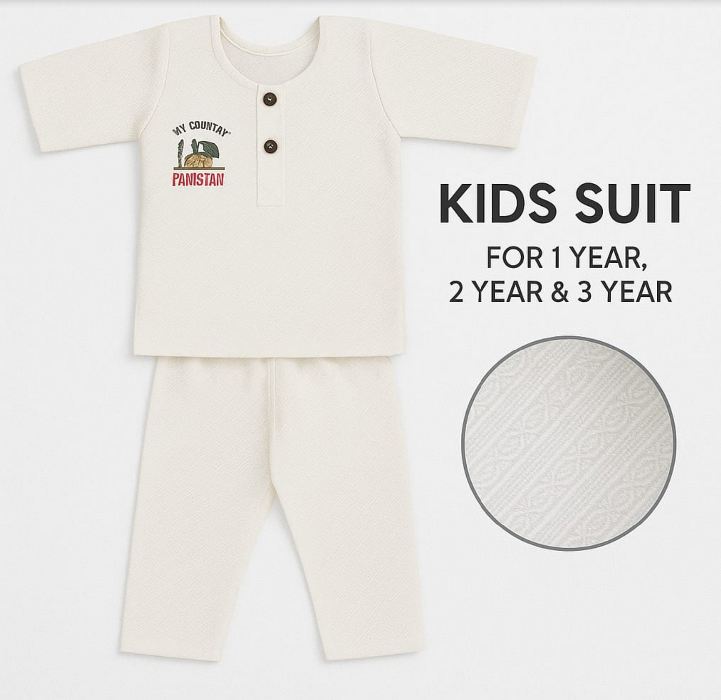14 August Kids Suit 🇵🇰 | Soft Cotton Traditional Azadi Dress for Boys & Girls (1–3 Years) | Independence Day Outfit