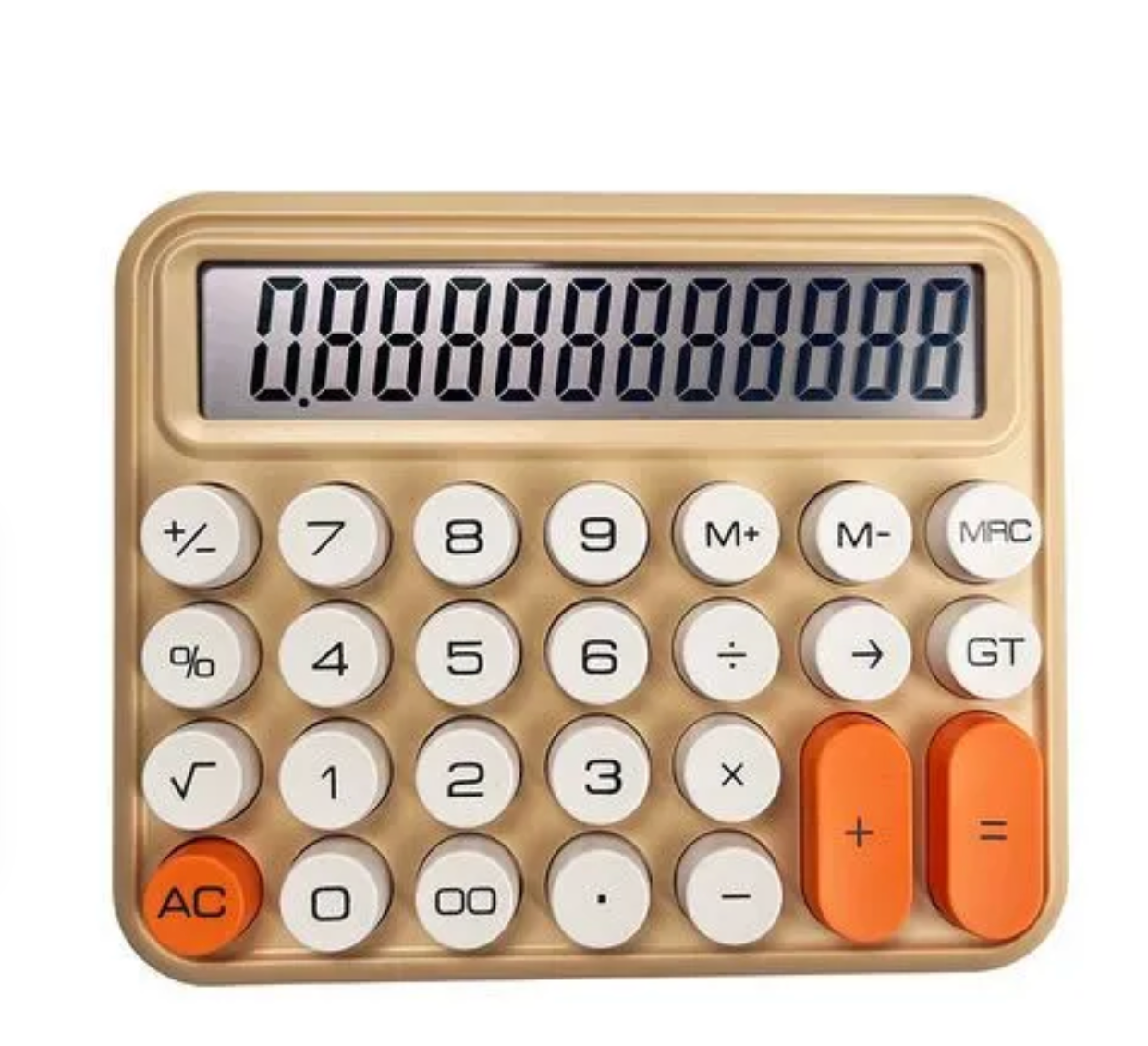12-Digit Keyboard Style Calculator | Mechanical Buttons | Desktop Office & Financial Accounting | Battery Operated