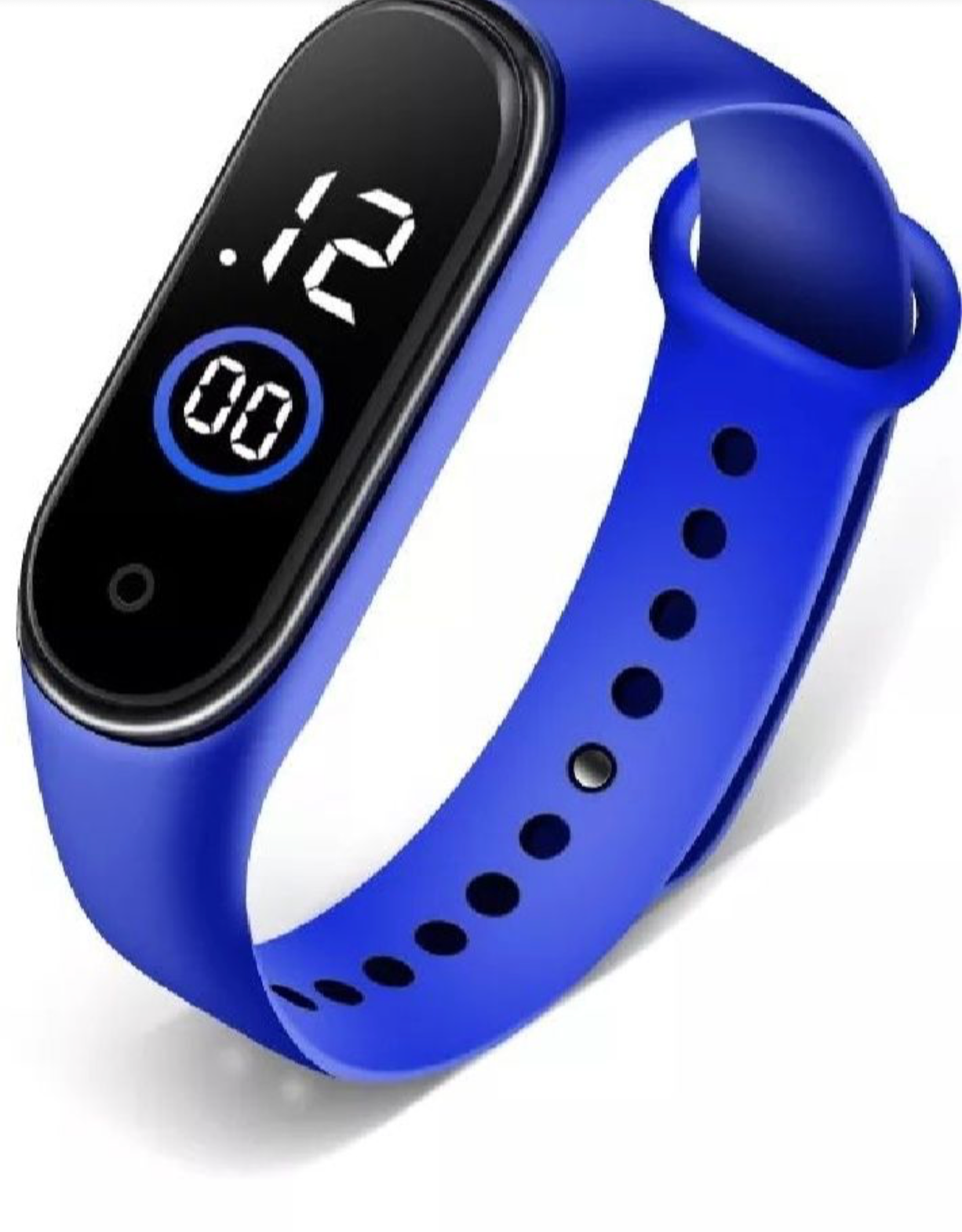 Digital LED Sports Watch – Unisex Waterproof Fashion Rubber Wrist Band – Cell Operated Watch for Men & Women