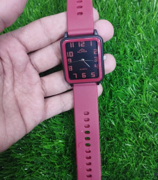 Alpha Unisex Wrist Watch – Classic & Stylish Design For Men & Women | Vintage Inspired Alpha Watch Without Box