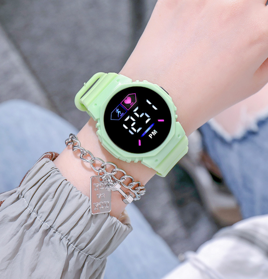 Electronic Digital LED Watch For Men & Women | Large Screen Sports Student Watch | Power-Saving Multifunctional Precise Time Display