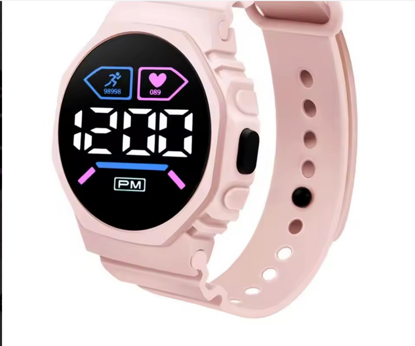 Electronic Digital LED Watch For Men & Women | Large Screen Sports Student Watch | Power-Saving Multifunctional Precise Time Display