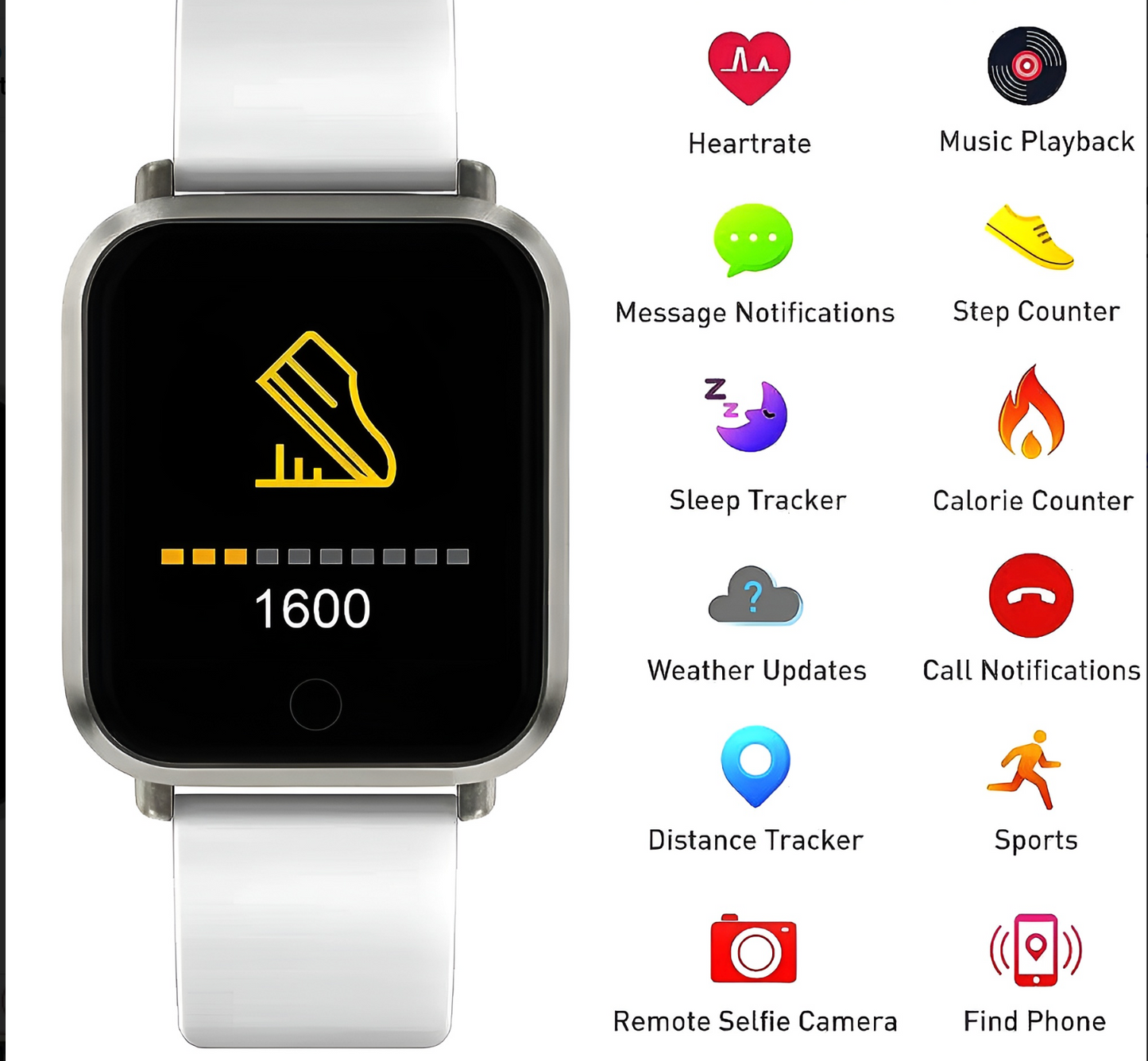 LH 726 Smart Bluetooth Touch Screen Watch For Men & Women | Stylish Metal Body Fitness & Call Smartwatch