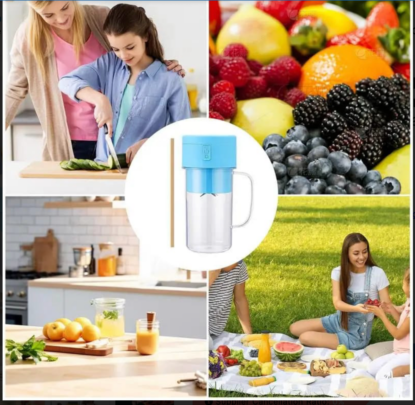 Mason Portable Mini Juicer Blender With Straw Cup | Cordless Rechargeable Outdoor Juicing Cup | Compact Home & Travel Smoothie Maker