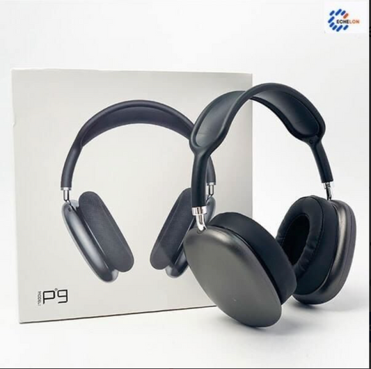 P9 Wireless Bluetooth Headphones | Over-Ear Stereo Headset | Adjustable, Noise Cancelling, Foldable, Built-in Mic, Deep Bass