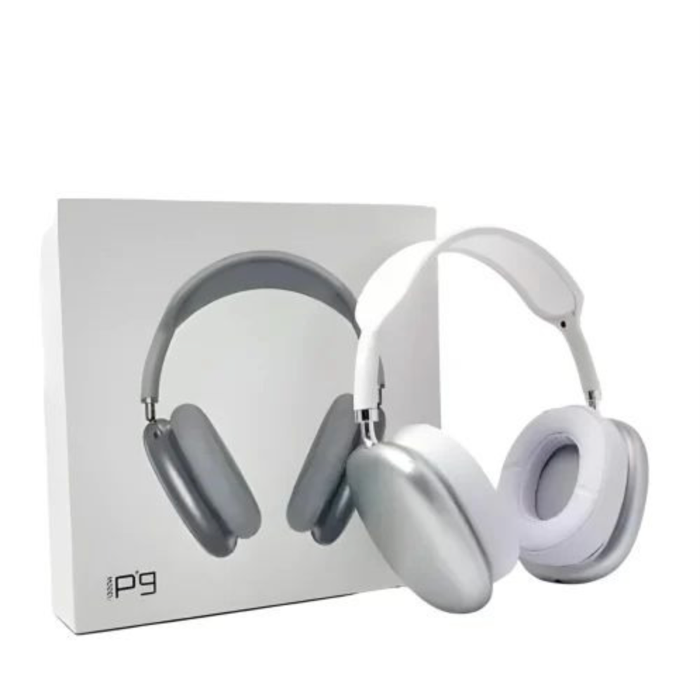P9 Wireless Bluetooth Headphones | Over-Ear Stereo Headset | Adjustable, Noise Cancelling, Foldable, Built-in Mic, Deep Bass