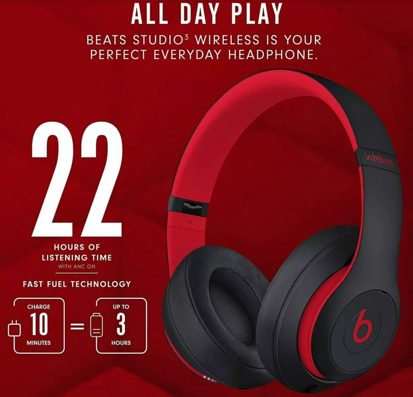 Beats Audio STN‑13 Wireless Headphone – Bluetooth Foldable Headset with FM, Micro‑SD, Deep Bass