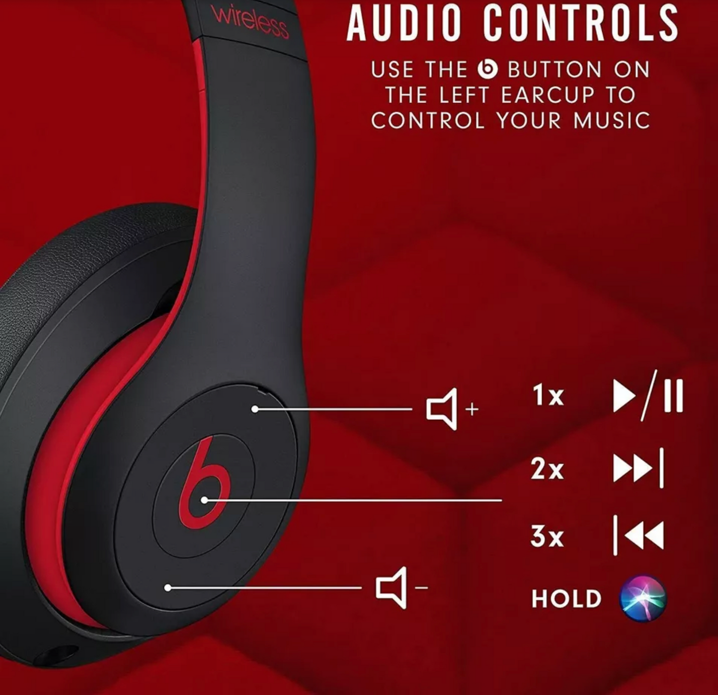 Beats Audio STN‑13 Wireless Headphone – Bluetooth Foldable Headset with FM, Micro‑SD, Deep Bass