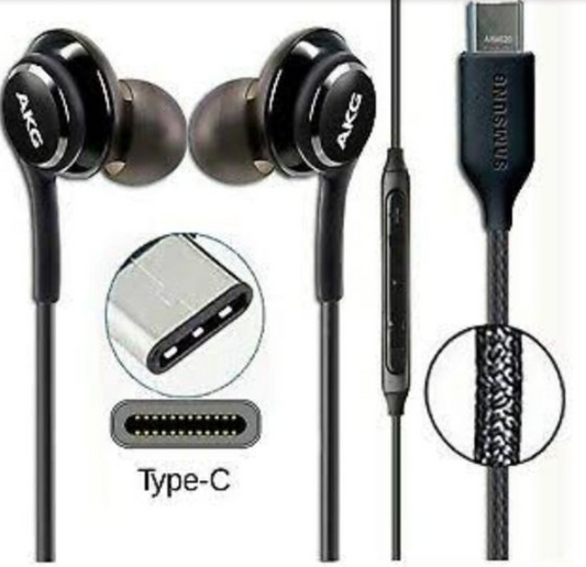 AKG Type-C Handsfree – Best For All Android Devices | Loud Sound & Deep Bass | High-Quality Earphones
