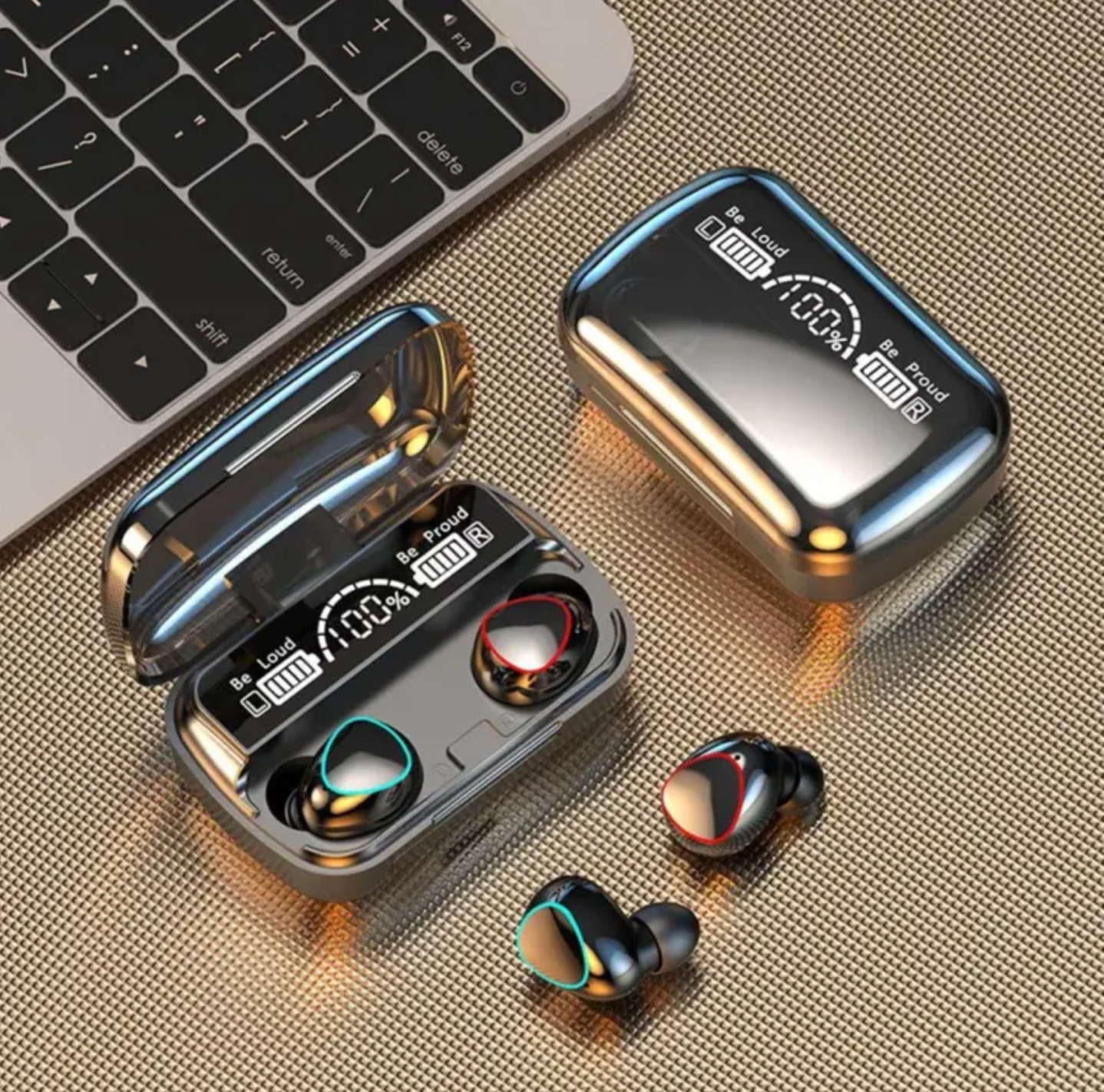 M10 Wireless Bluetooth Earbuds & Headphones | Bluetooth Earphones with Noise Cancellation, HD Sound, Long Battery, Sports & Gaming Compatible | Best Wireless Earbuds 2025