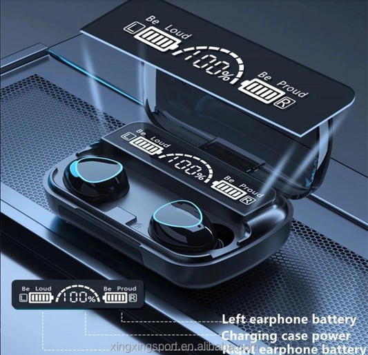 M10 Wireless Bluetooth Earbuds & Headphones | Bluetooth Earphones with Noise Cancellation, HD Sound, Long Battery, Sports & Gaming Compatible | Best Wireless Earbuds 2025