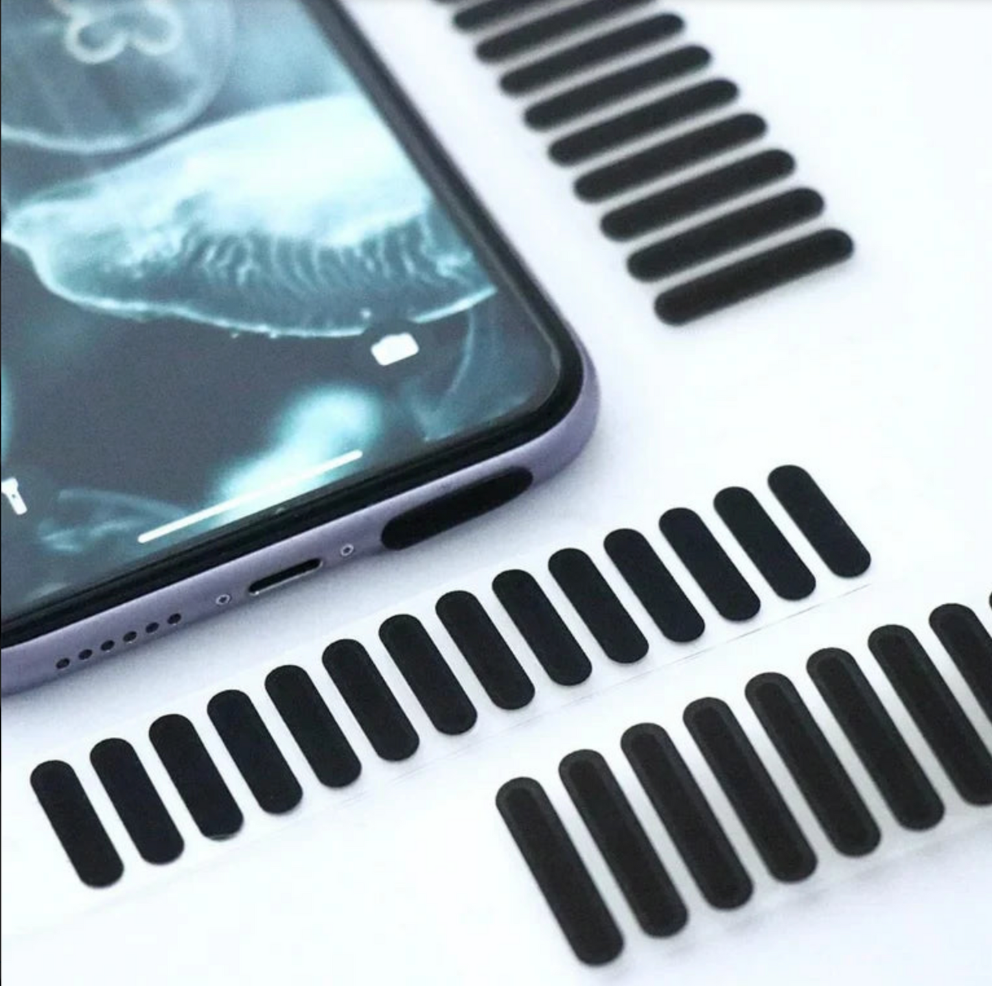 10 Pcs Dustproof Net Stickers – Mobile Phone Speaker Anti Dust Mesh Strip