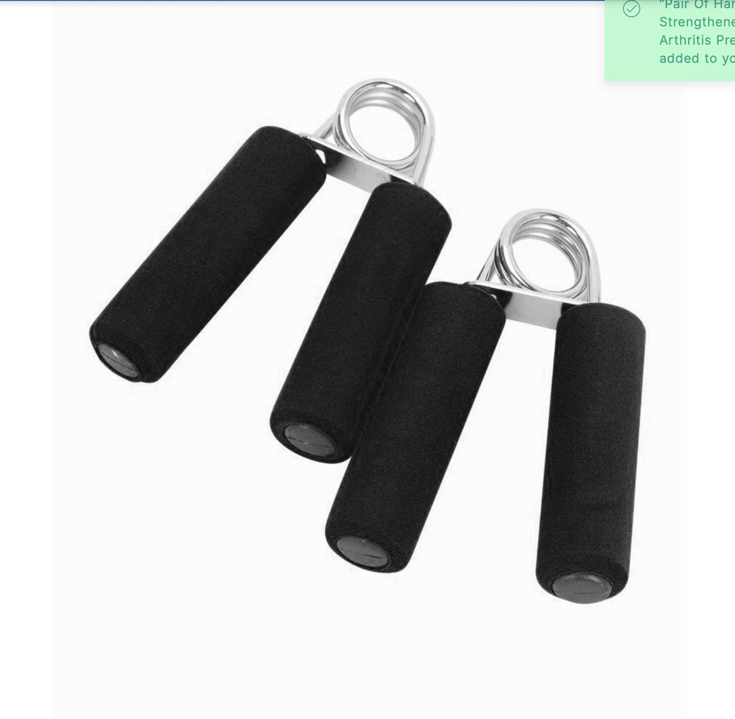 Pair of Hand Grips – Adjustable Grip Strengthener for Fitness, Forearm & Finger Exercise, Stress Relief, Blood Circulation & Arthritis Prevention (Random Color)