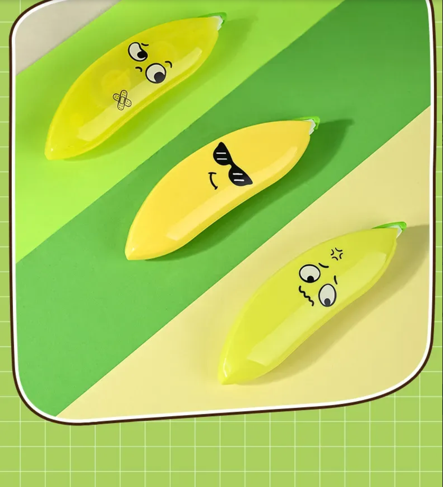 Back to School Banana Shaped Correction Tape – Cute & Portable Eraser Tool for Kids, Students & Office Use – 14cm