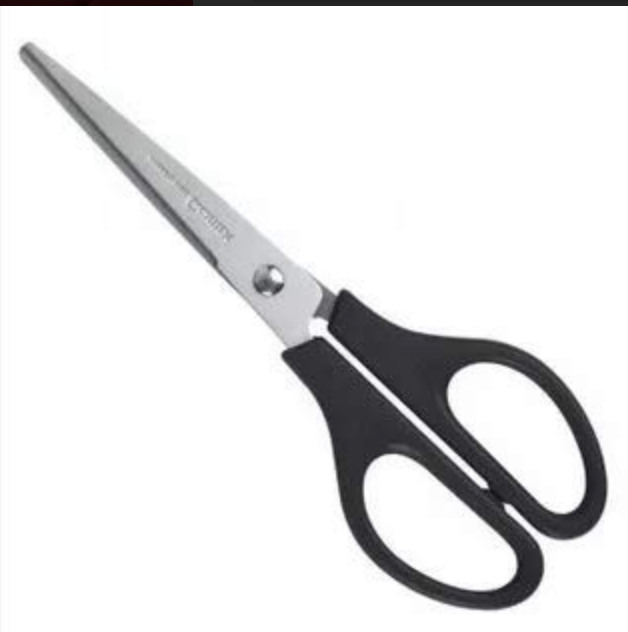 6-inch Plastic Handle Scissors – Lightweight, Sharp Blades For School, Office & Home Use