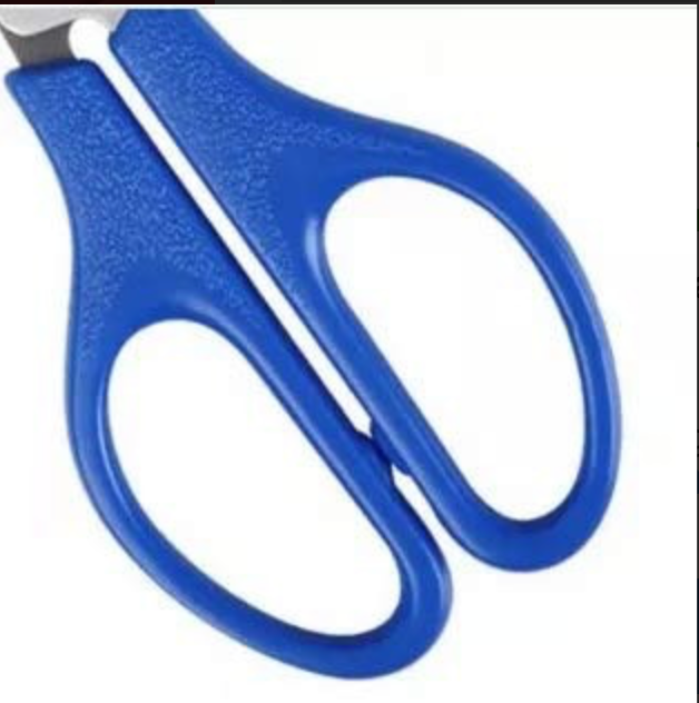 6-inch Plastic Handle Scissors – Lightweight, Sharp Blades For School, Office & Home Use