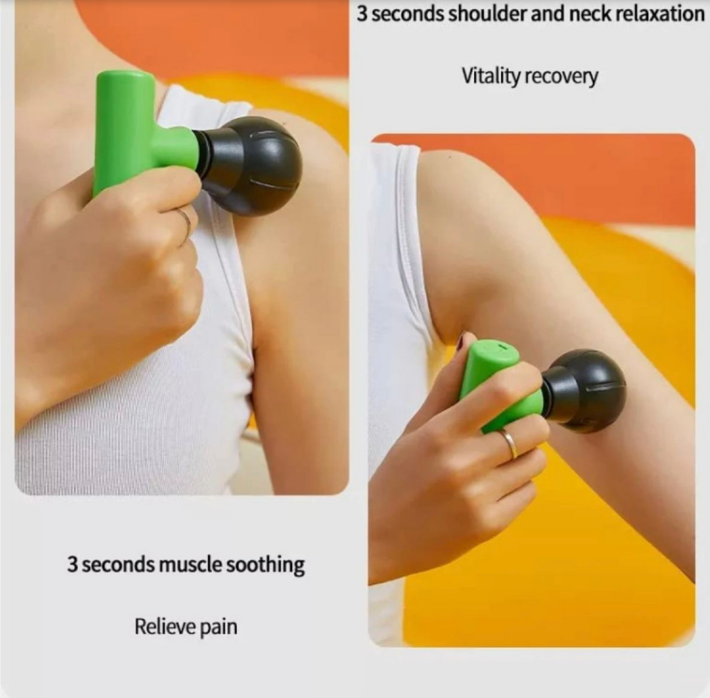 Blueide Mini Facial & Muscle Massager Gun – Rechargeable Deep Tissue Massage Machine for Face, Head, Neck & Body Relaxation – Portable Handheld Massager for Gym, Office & Travel