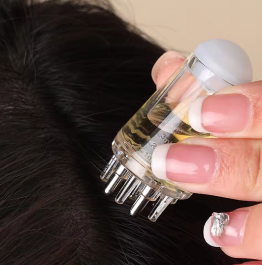2-in-1 Scalp Root Hair Oil Applicator Comb | Hair Growth & Scalp Care Massage Tool
