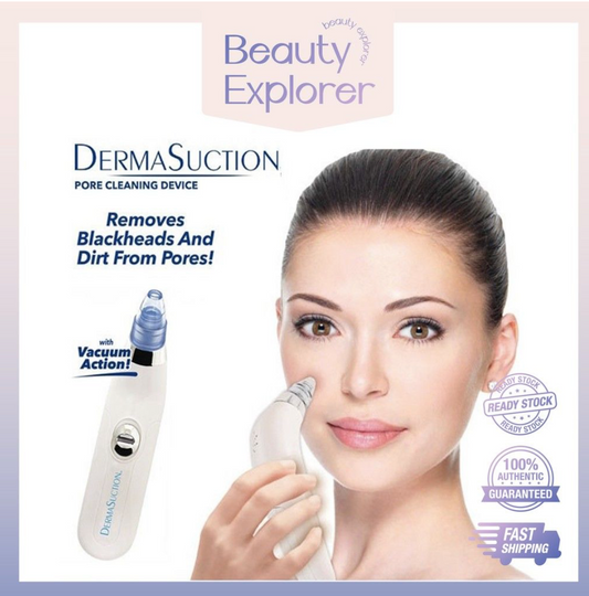 Blackhead Removal Machine | Derma Suction 3 In 1 Black Head Remover Machine | Acne Pimple Pore Cleaner Vacuum Suction Tool