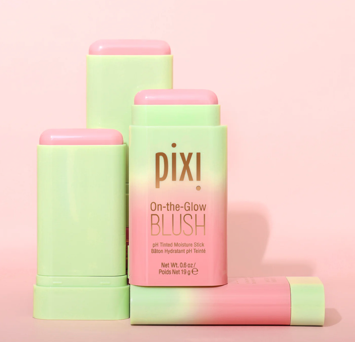Pixi On-the-Glow Blush CheekTone Multi-Use pH Reactive Balm for Cheeks and Lips