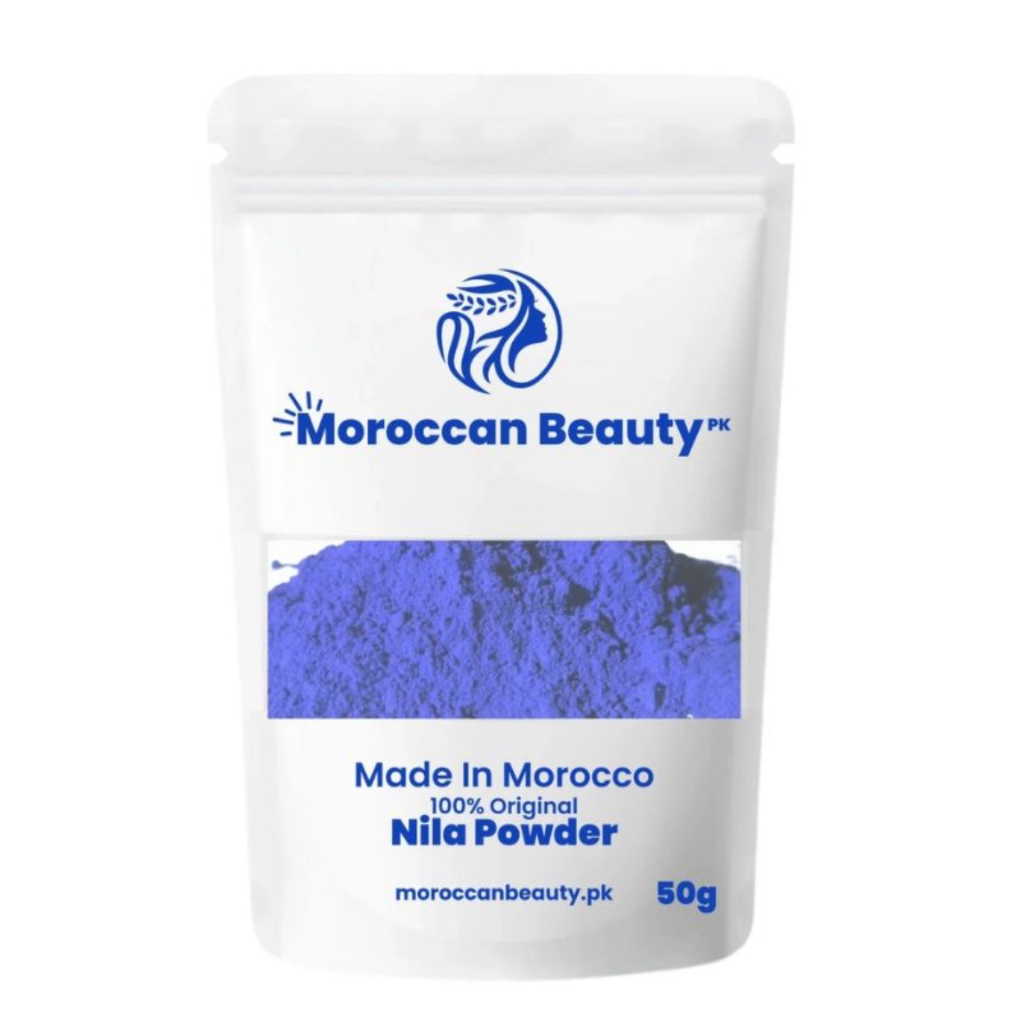 Moroccan Beauty Blue Nila Powder 50g | Skin Whitening, Anti-Inflammatory & Hydrating