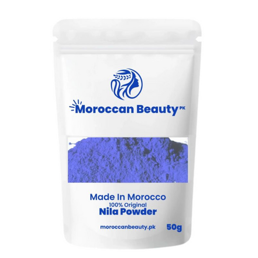 Moroccan Beauty Blue Nila Powder 50g | Skin Whitening, Anti-Inflammatory & Hydrating