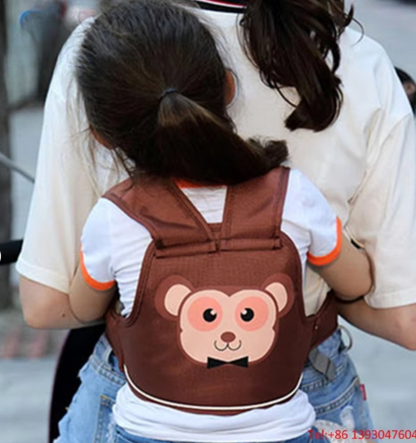 Professional Adjustable Child Safety Seat Belt for Motorcycles – Secure Ride Harness for Kids with Comfortable & Durable Passenger Strap