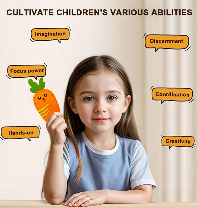 DIY Felt Sewing Kit For Kids – Fun Handmade Craft Set For Beginners