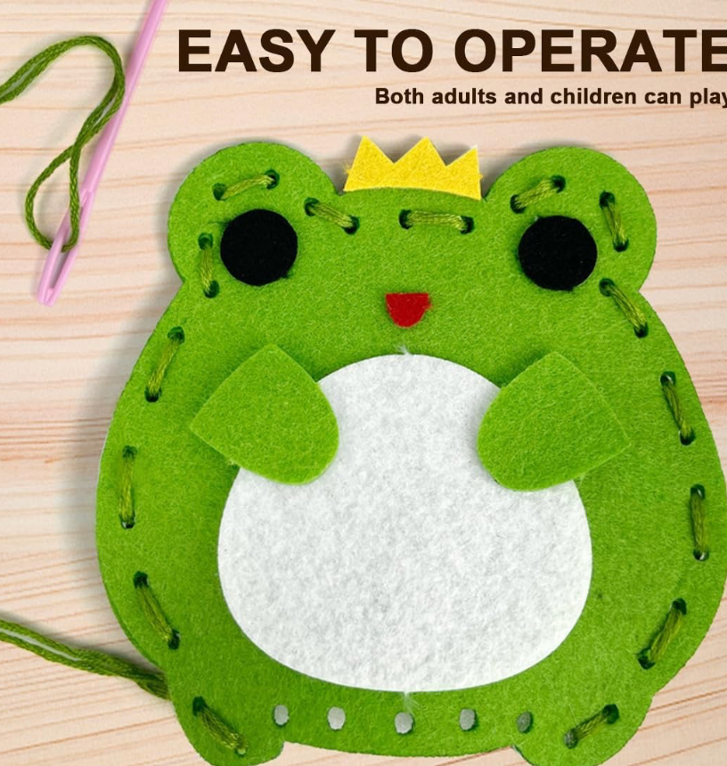 DIY Felt Sewing Kit For Kids – Fun Handmade Craft Set For Beginners