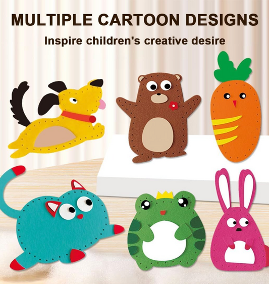 DIY Felt Sewing Kit For Kids – Fun Handmade Craft Set For Beginners