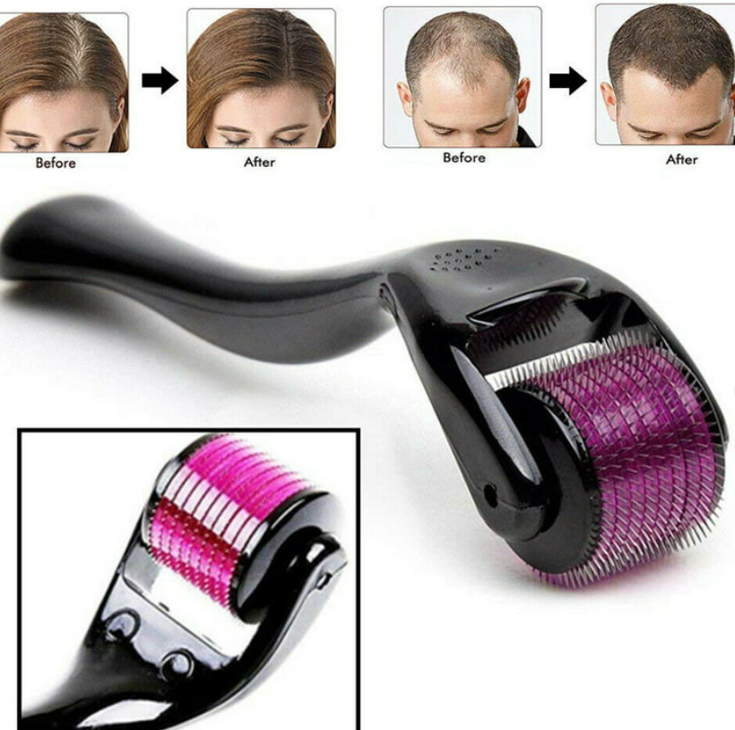 (Pack of 3) Marble Jade Roller Combo – Stone Marble Roller, Ice Roller Facial Massager & Derma Roller | Skin Care Face Massage Set