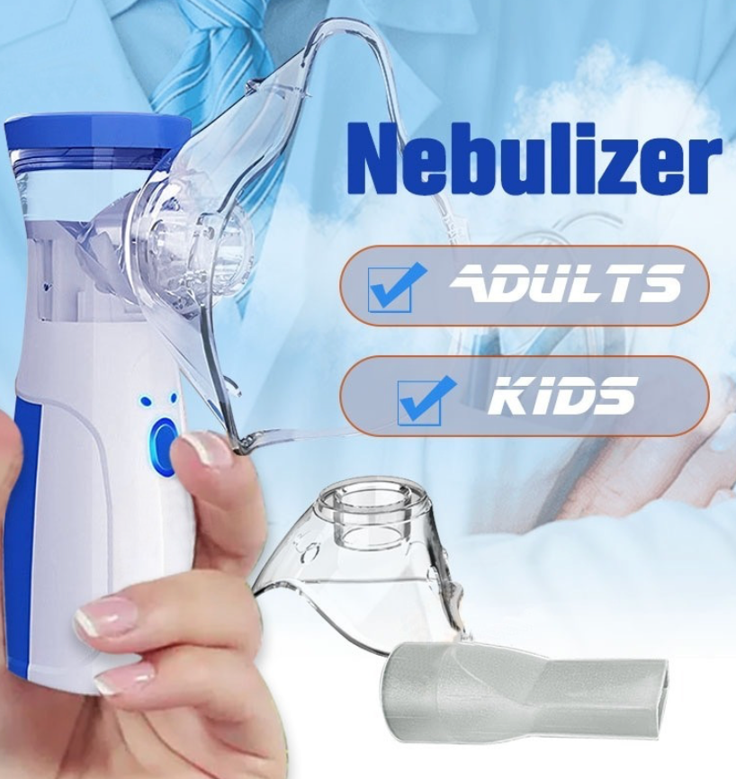 Portable Nebulizer for Asthma – Compact Inhaler Nebulizer Machine for Kids & Adults | Medical-Grade Steam Therapy Device for Easy Breathing Relief