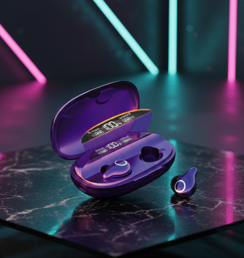 TWS K8/K8A True Wireless Stereo Earbuds | Mini Bluetooth 5.2/5.3 Headset with HD Sound, Noise Reduction & Ergonomic Sport Design