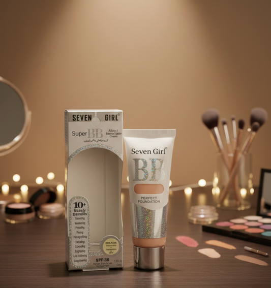 Seven Girl Foundation With SPF 30 – 160ml Smooth Blend, Long-Lasting Coverage & Sun Protection