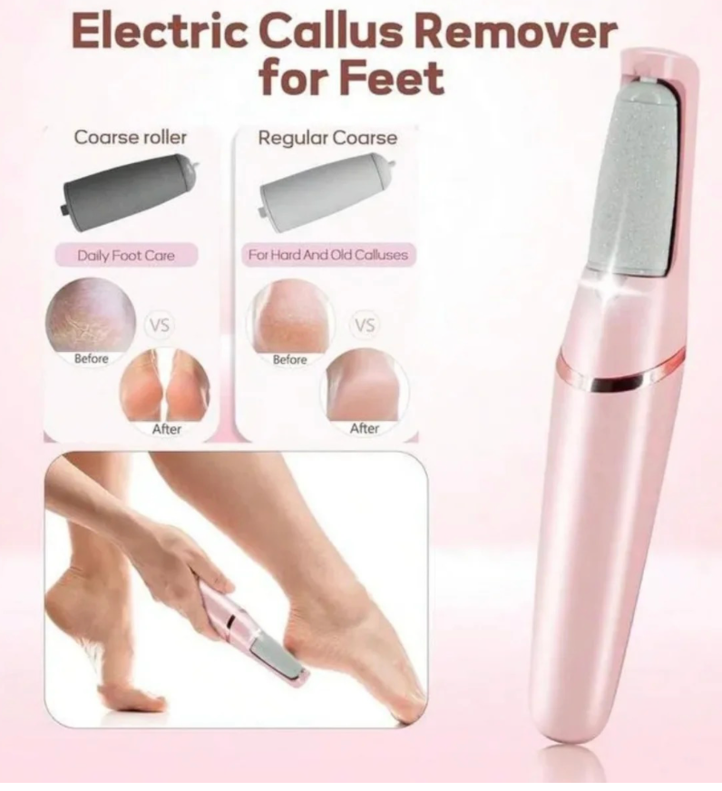 Rechargeable Callus Remover – Portable Electric Foot Care Device for Smooth & Soft Skin