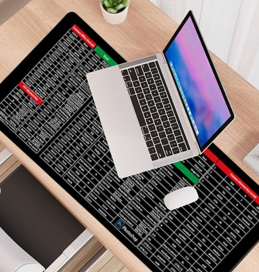 Large Keyboard & Mouse Mat – Smooth Surface, Durable Material, Non-Slip Base & Comfortable for Daily Use