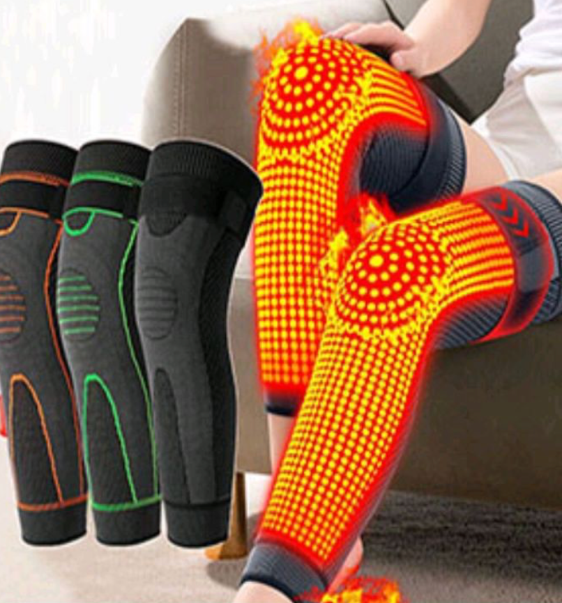 1 Pair Knee Compression Support Sleeve | Elastic Knee Brace For Pain Relief, Sports Protection & Joint Stability (Random Color)