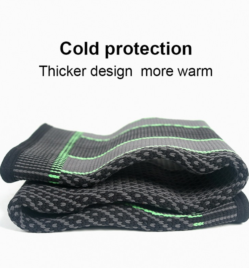 1 Pair Knee Compression Support Sleeve | Elastic Knee Brace For Pain Relief, Sports Protection & Joint Stability (Random Color)