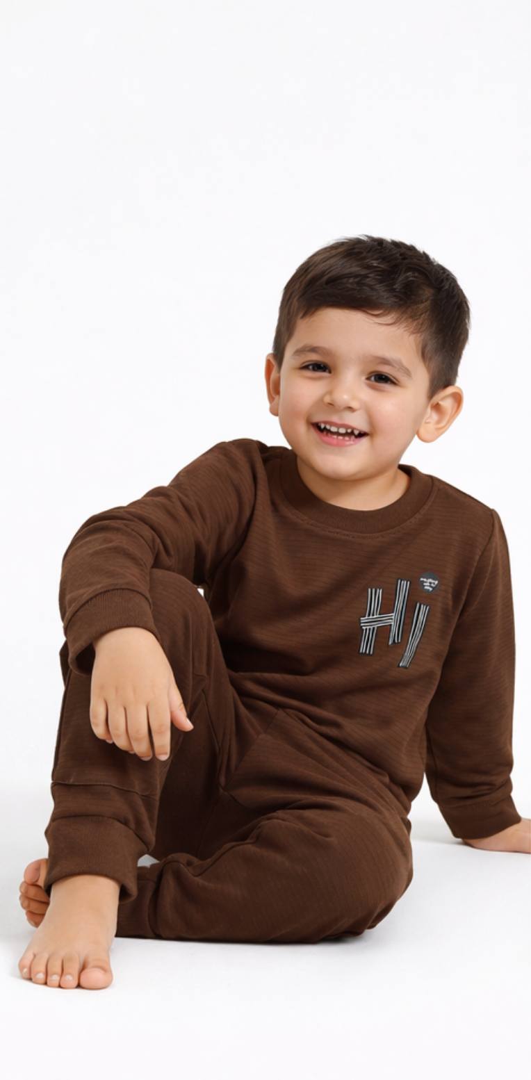 Boys Full Sleeves Formal Suit | Elegant Party & Wedding Wear | Premium Fabric | Stylish Kids Outfit