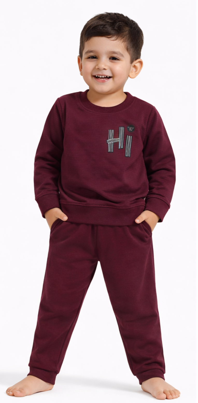 Boys Full Sleeves Formal Suit | Elegant Party & Wedding Wear | Premium Fabric | Stylish Kids Outfit