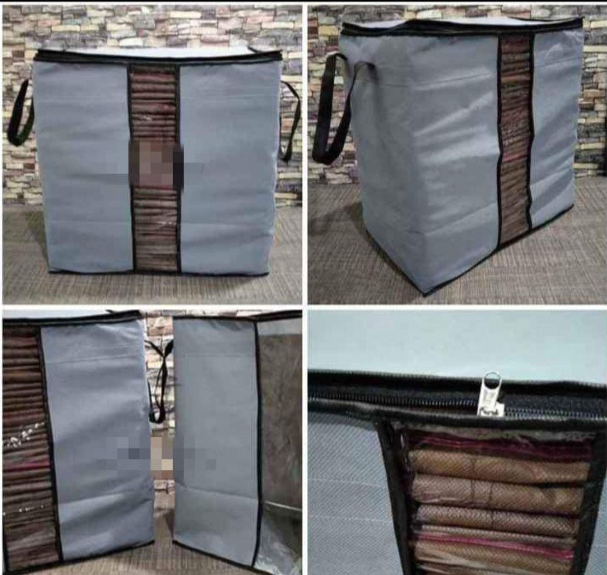 Storage Blanket Bag Organizer Folding Bag Organizer, Cloth Storage Boxes For Wardrobe