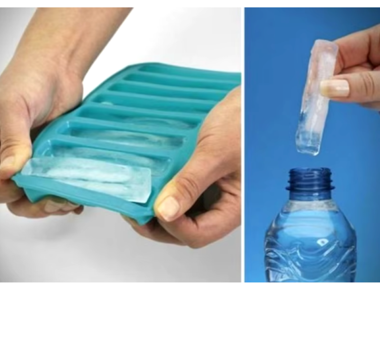 Silicone Ice Cube Tray Mold Finger 10 Grid Chocolate Mold Tray For Water Bottle Ice Cream Pudding Maker Mold Bar Kitche