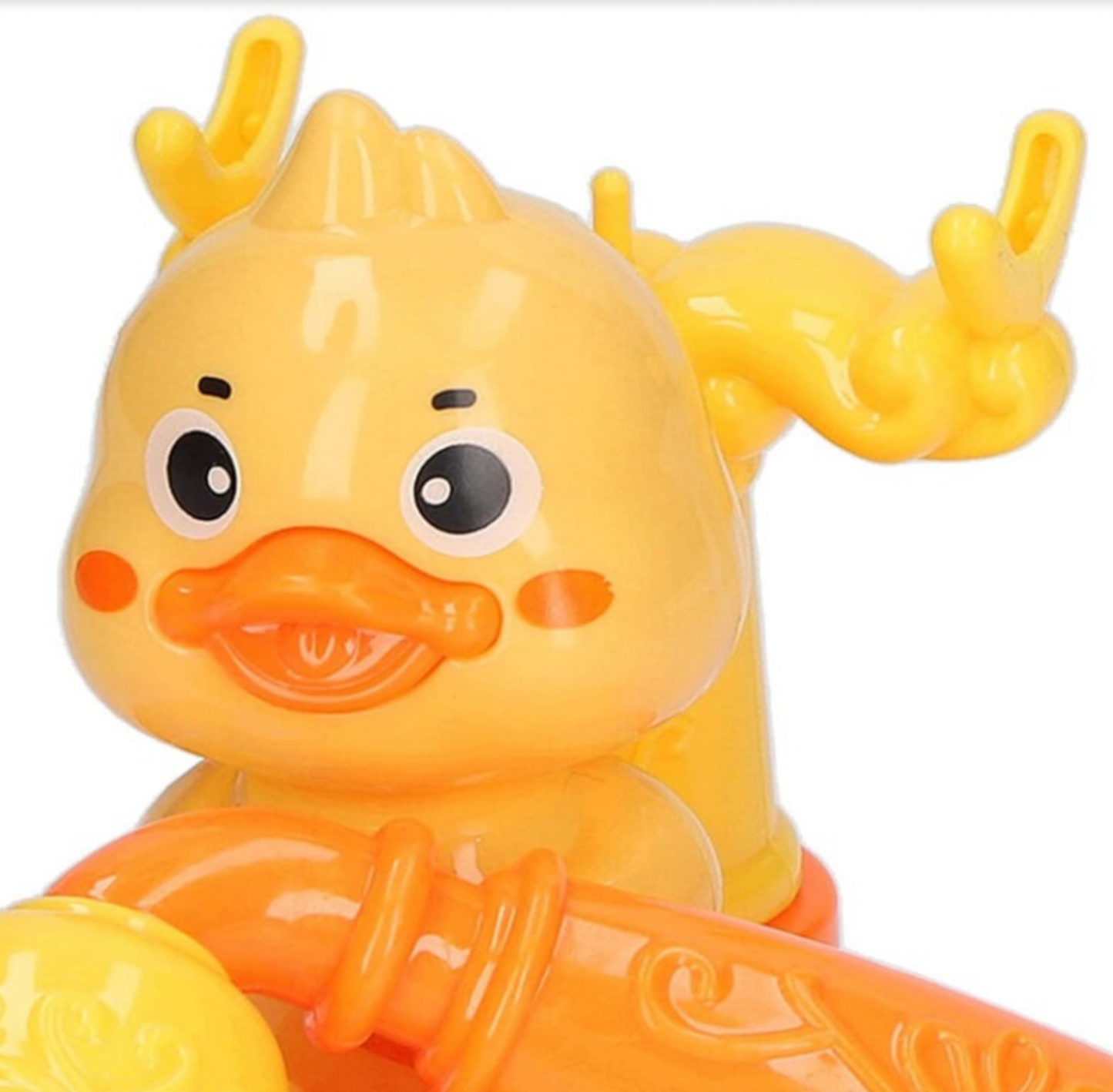 Corded Landline Duck Shape Telephone Toy With Lights & Music For Kids