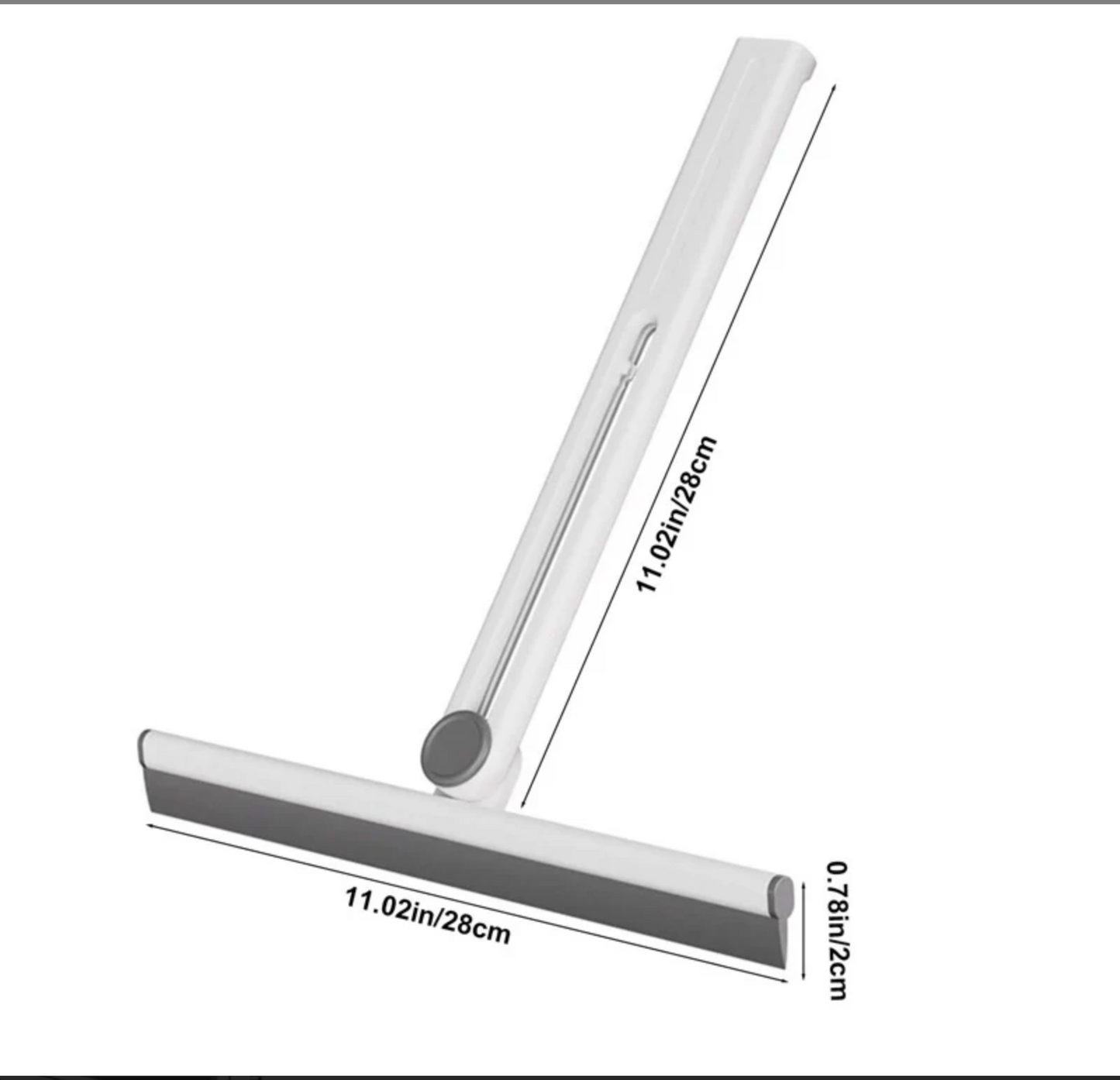 360° Rotating Foldable Silicone Squeegee – Window & Surface Cleaner, Multipurpose Silicone Cleaner,For Windows, Tiles & Mirrors