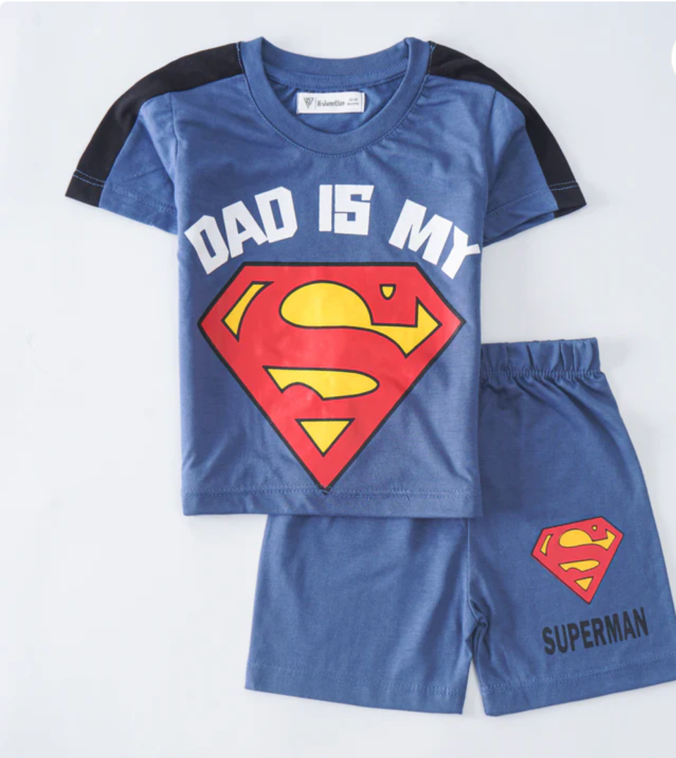 Boys Half Sleeves 2 Piece Suit