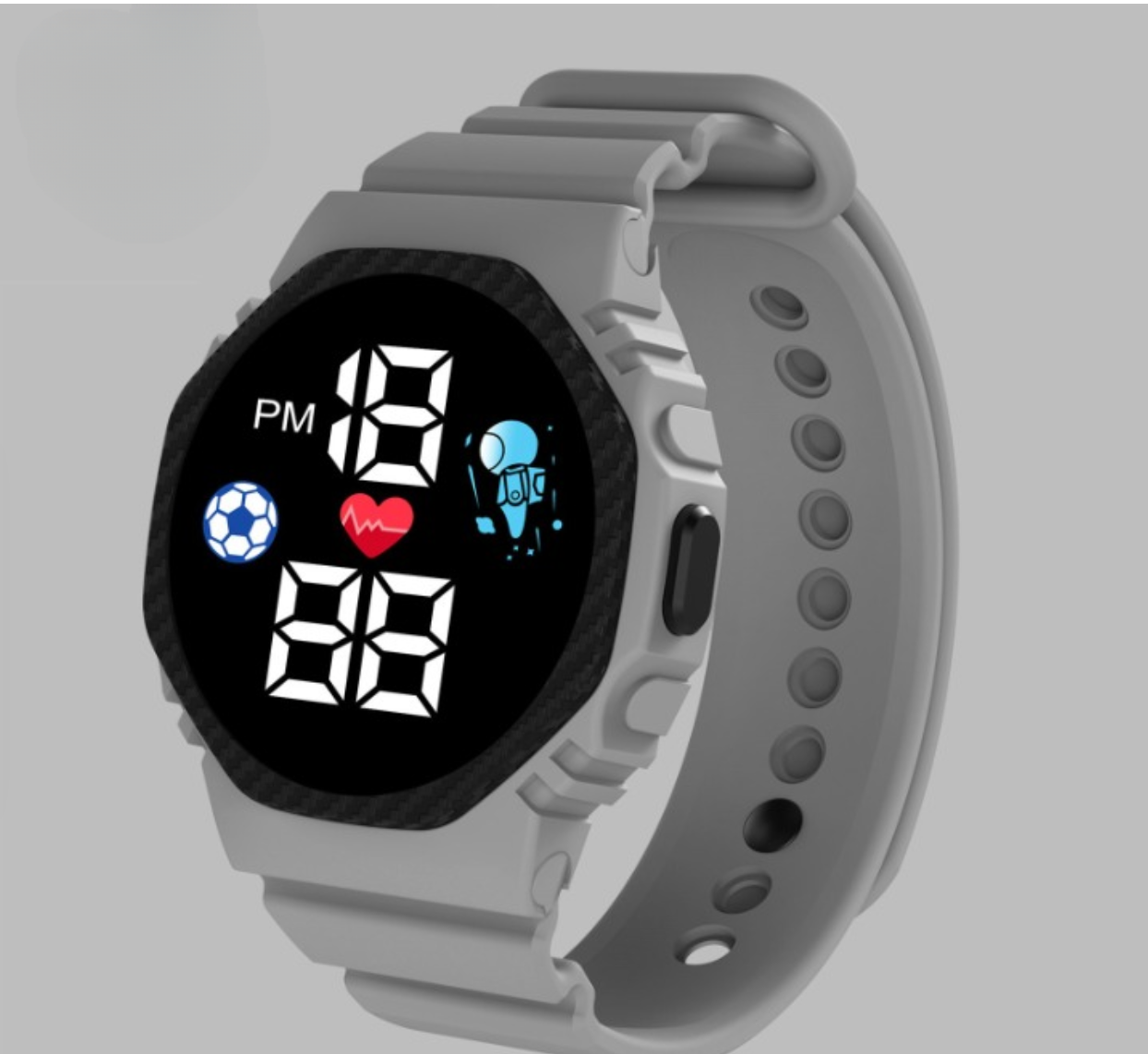 Electronic Digital LED Watch For Men & Women | Large Screen Sports Student Watch | Power-Saving Multifunctional Precise Time Display